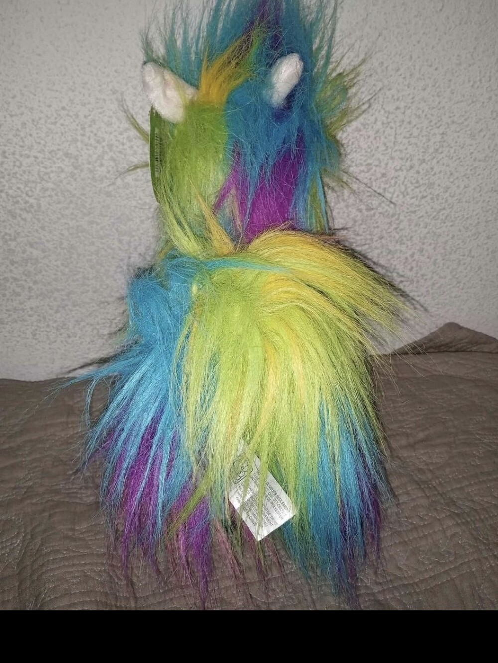 Fiesta Shaggimals 11" Standing Rainbow Shaggy Llama Plush NWT (2019) - Picture 4 of 4